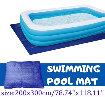Rechthoek Zwembad Cover Voor Tuin Outdoor Peuterbad Familie Zwembaden Zwembad Accessoris Bescherming Zwemmen Zwembaden # YL10