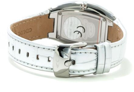 Rechthoekig Zilveren Horloge Lichtgrijs - One Size