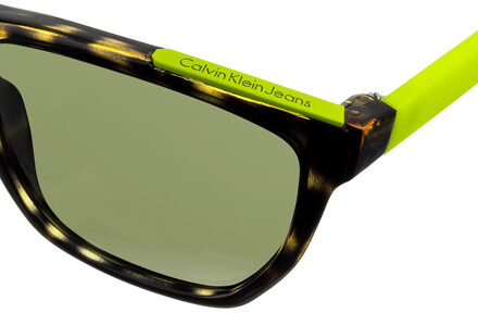 Rechthoekige Acetaat Zonnebril voor Vrouwen,Zonnebril voor dames met acetaat montuur Calvin Klein , Brown , Dames - ONE Size