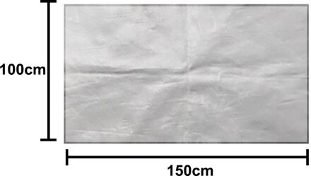 Rechthoekige Anti-Burn Pad Barbecue Mat Voorkomt Schade Aan De Vloer Gazon Nieuw En Materialen 100cmx150cm