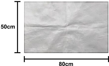 Rechthoekige Anti-Burn Pad Barbecue Mat Voorkomt Schade Aan De Vloer Gazon Nieuw En Materialen 50cmx80cm