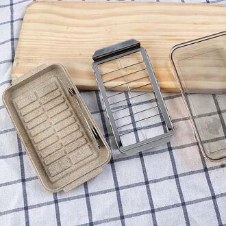 Rechthoekige Boter Behoud Doos Met Slicer Kaas Cutter Opbergdoos Voor Snijden En Opslag Servies Keuken Benodigdheden