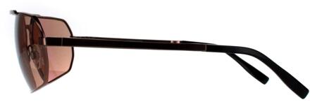 Rechthoekige Heren Glanzend Bronzen Saturnus Bestuurders Hinkley Bruin