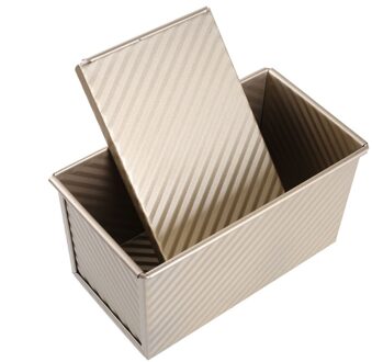 Rechthoekige Loaf Pan Koolstofstaal Non-stick Balg Cover Toast Doos Brood Mold Milieuvriendelijke Bakken Tools Voor Gebak csv