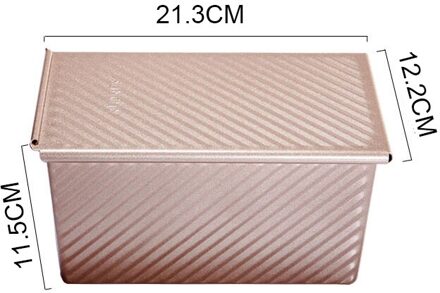 Rechthoekige Loaf Pan Koolstofstaal Non-stick Balg Cover Toast Doos Brood Mold Milieuvriendelijke Bakken Tools Voor Gebak