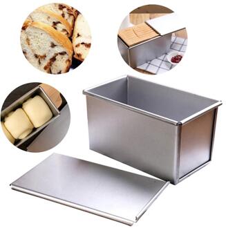 Rechthoekige Loaf Pan Koolstofstaal Non-stick Balg Cover Toast Doos Brood Mold Milieuvriendelijke Bakken Tools Voor Gebak