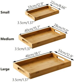 Rechthoekige Plaat Houten Bamboe Dienblad Thee Cup Schotel Trays Fruitschaal Opslag Pallet Plaat Decoratie Japanse Voedsel