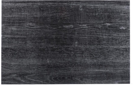 Rechthoekige placemat hout print ebbehout PVC 45 x 30 cm