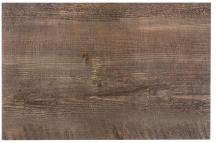 Rechthoekige placemat hout print eiken PVC 45 x 30 cm