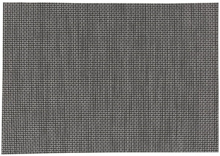 Rechthoekige placemat uni zwart texaline 50 x 35 cm