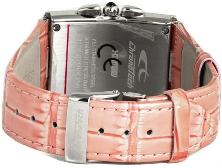 Rechthoekige Roze Wijzerplaat Horloge Ct7018b02ac - maat Koraal