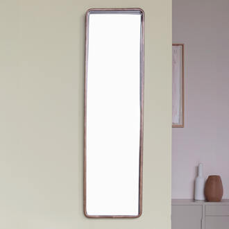 Rechthoekige Spiegel 'Rania' Rubberhout, 120 x 34cm - 120 cm
