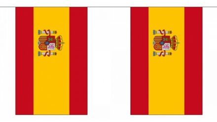 Rechthoekige vlaggenlijn spanje