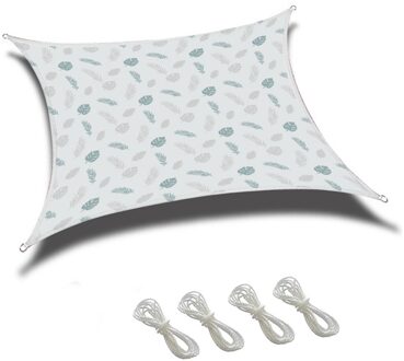 Rechthoekige Zon Shade Sail Canopy Voor Uv Blok Zon Onderdak Voor Outdoor Faciliteit En Tuin Activiteiten Achtertuin Luifel M