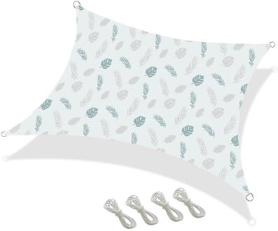 Rechthoekige Zon Shade Sail Canopy Voor Uv Blok Zon Onderdak Voor Outdoor Faciliteit En Tuin Activiteiten Achtertuin Luifel