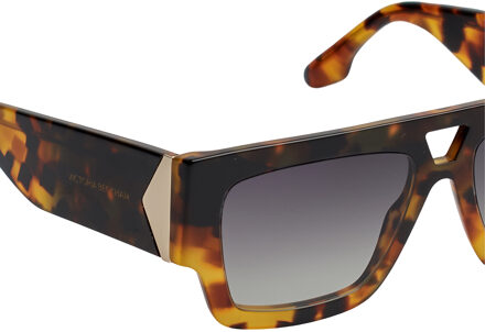 Rechthoekige zonnebril VB651S Vrouwen - maat Bruin