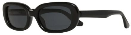 Rechthoekige zwarte zonnebril met UV-bescherming CHiMi , Black , Heren - ONE Size