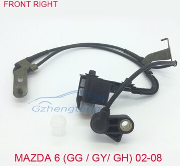 Rechts ABS Wheel Speed Sensor voor Mazda 6 (GG/GY GH) Station Wagon Hatchback Estate 2002 GJ6A-43-70XA/B/C/D/E
