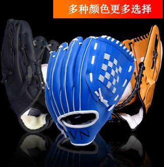 Rechts Mannen Batting Handschoenen Kids Lederen Honkbal Handschoen Softbal Batting Jeugd Volwassen Guante Beisbol Outdoor Sport BJ50ST lucht blauw