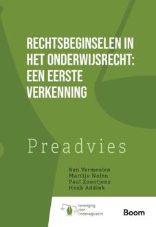 Rechtsbeginselen in het onderwijsrecht: een eerste verkenning -  R. van Schoonhoven (ISBN: 9789462129528)