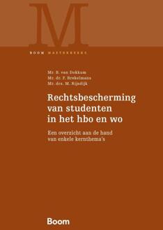 Rechtsbescherming van studenten in het hbo en wo -  B. van Dokkum, F. Brekelmans, M. Rijsdijk (ISBN: 9789462128767)