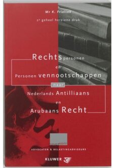 Rechtspersonen en personenvennootschappen naar Nederlands en Arubaans - Boek Wolters Kluwer Nederland B.V. (9013030629)