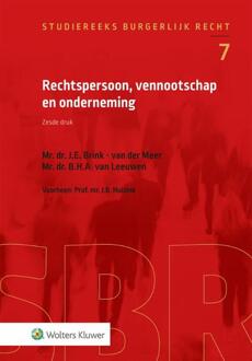 Rechtspersoon, Vennootschap En Onderneming - J.E. Brink-van der Meer