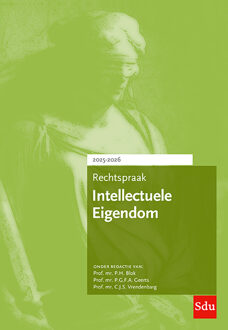 Rechtspraak intellectuele eigendom -  P.G.F.A. Geerts, P.H. Blok (ISBN: 9789012410311)