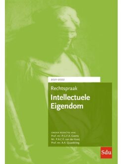 Rechtspraakreeks  -  Rechtspraak Intellectuele Eigendom 2021-2022