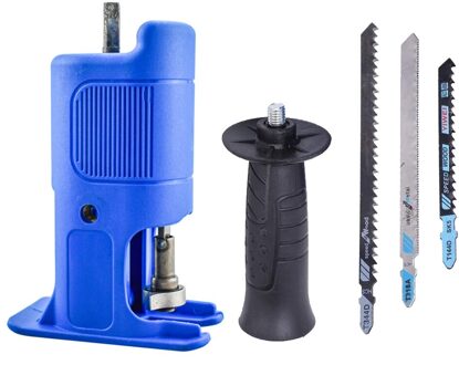 Reciprozaag Adapter Elektrische Boor Gemodificeerde Zag Attachment Elektrische Boor Reciprozaag Converter Met Zaagblad 1 reeks Blades