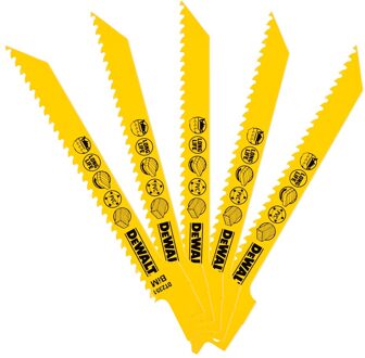 Reciprozaagblad BiM 152x4,2mm hout en kunststof, bochten - DT2351-QZ