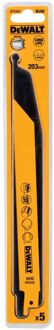 Reciprozaagblad Metaal Dt2354-qz - 203mm - 18tpi - Bi-metaal - 5 Stuks