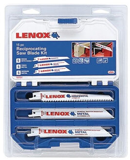 Reciprozaagbladenset voor hout en metaal | 15-delig - 1073415RKG