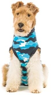 recovery suit hond blauw camouflage xs 40-45 cm