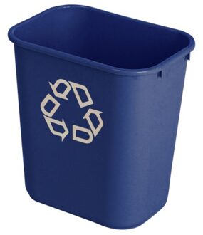 recylagebak, zonder zijbakjes, 26,6 liter, blauw