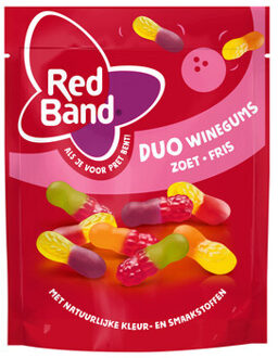 Red Band Red Band - Duo Winegums Zoet Fris 205 Gram 10 Stuks
