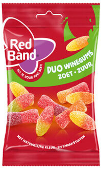 Red Band Red Band - Duo Winegums Zoet Zuur 120 Gram 12 Stuks