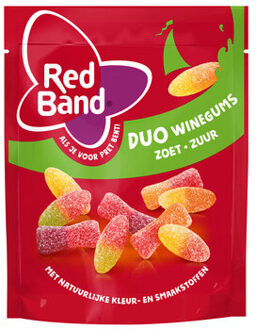 Red Band Red Band - Duo Winegums Zoet Zuur 205 Gram 10 Stuks