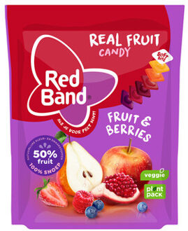 Red Band Red Band - Real Fruit Candy Berries 190 Gram 10 Stuks