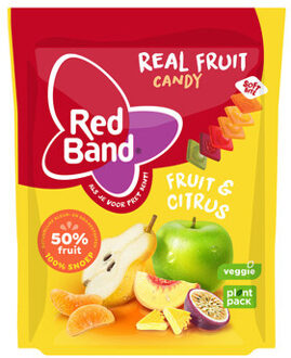 Red Band Red Band - Real Fruit Candy Citrus 190 Gram 10 Stuks