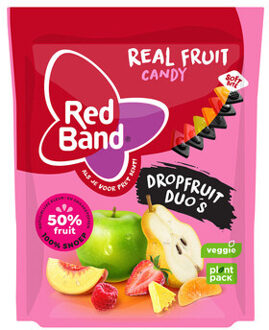 Red Band Red Band - Real Fruit Candy Duo 190 Gram 10 Stuks
