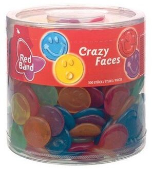 Red Band Red Band Silo Crazy Faces Winegums 300 Stuks 1510 Gram