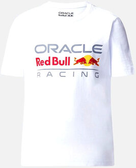 Red Bull large front logo tee - KIDS Wit - M