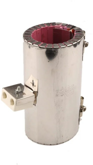 Red Ceramic Band Heater 70x70mm/70x90mm/70x120mm/100x100mm/100x130mm Heating Ring for Electrical Cabinet High-temperature 1200