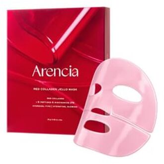 Red Collagen Jello Mask Set 25g x 4 sheets
