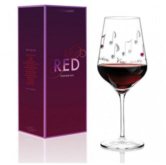 Red Design Rode wijnglas 024