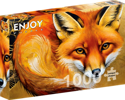 Red Fox Closeup Puzzel (1000 stukjes)
