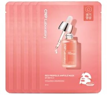 Red Propolis Ampule Mask Bundle Set 25ml x 5 sheets