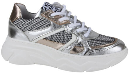 Red Rag 13386-859 meisjes veterschoenen - maat 32 Zilver