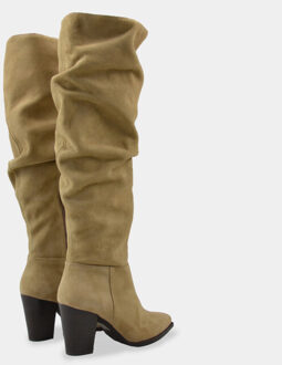 Red Rag 78566 women high slouch boot - maat 41 Taupe